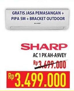 Promo Harga SHARP AH-A9VEY - AC 1PK  - Hypermart