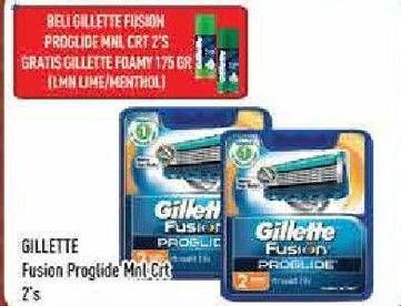 Promo Harga GILLETTE Fusion Progide  - Hypermart
