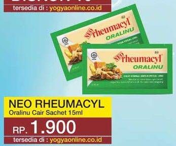 Promo Harga NEO RHEUMACYL Oralinu 15 ml - Yogya