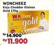 Promo Harga WINcheez Gold Cheddar Keju Olahan  170 gr - Indomaret