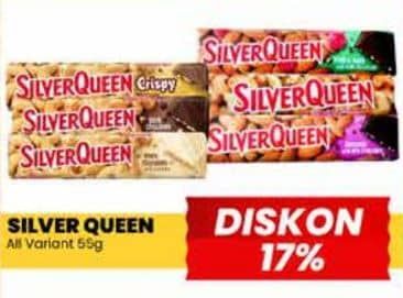 Promo Harga Silver Queen Chocolate All Variants 55 gr - Yogya