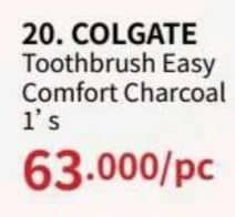 Promo Harga Colgate Toothbrush Charcoal Super Soft 1 pcs - Guardian