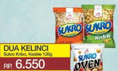 Promo Harga DUA KELINCI Kacang Sukro Kribo, Kedele 120 gr - Yogya