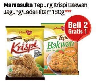 Promo Harga Mamasuka Tepung Krispi Bakwan Jagung/Lada Hitam  - Carrefour
