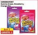 Promo Harga Cerebrofort Marine Gummy Grape, Strawberry, Orange 20 gr - Alfamart