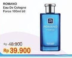Promo Harga ROMANO Eau De Cologne Force 100 ml - Indomaret