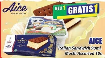 Promo Harga AICE Mochi Assorted/Sandwich  - Hari Hari