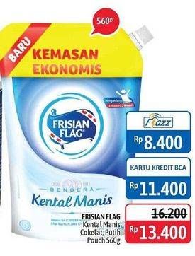 Promo Harga FRISIAN FLAG Susu Kental Manis Cokelat, Putih 560 gr - Alfamidi