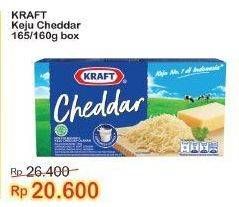 Promo Harga Kraft Cheese Cheddar 160 gr - Indomaret