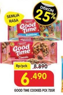 Promo Harga Good Time Cookies Chocochips All Variants 72 gr - Superindo