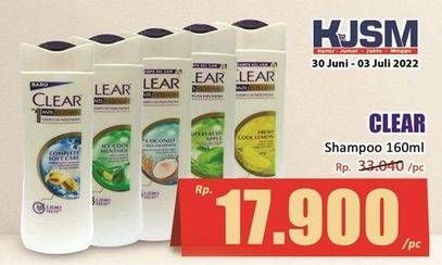 Promo Harga Clear Shampoo 160 ml - Hari Hari