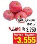 Promo Harga Apel Fuji Super per 100 gr - Hypermart