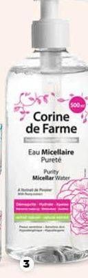 Promo Harga CORINE DE FARME Purity Micellar Water 500 ml - Guardian