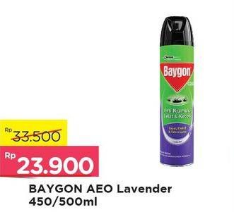 Promo Harga BAYGON Insektisida Spray Lavender  - Alfamart