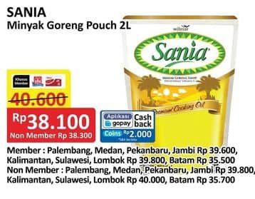 Promo Harga Sania Minyak Goreng 2000 ml - Alfamart