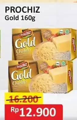 Promo Harga Prochiz Gold Cheddar 160 gr - Alfamart