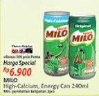 Promo Harga MILO Susu UHT 240 ml - Alfamart