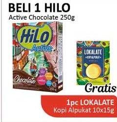 Promo Harga HILO Active Chocolate 250 gr - Alfamidi