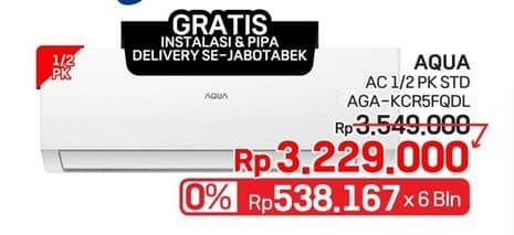 Promo Harga Aqua ACA-KCR5FQDL  - LotteMart