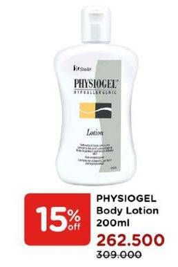 Promo Harga PHYSIOGEL Body Lotion 200 ml - Watsons