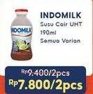 Promo Harga Indomilk Susu Cair Botol All Variants 190 ml - Indomaret