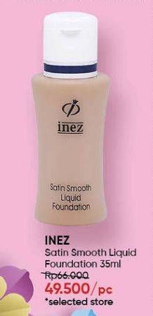 Promo Harga INEZ Satin Smooth Liquid Foundation 35 ml - Guardian