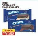 Promo Harga Oreo Wafer Double Choco, Choco Vanilla 140 gr - Alfamart