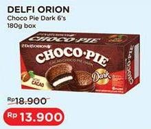 Promo Harga DELFI Orion Choco Pie Cacao Dark 6P 180 gr - Indomaret