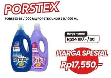 Promo Harga Yuri Porstex Pembersih Porselen Biru, Purple 1000 ml - Carrefour
