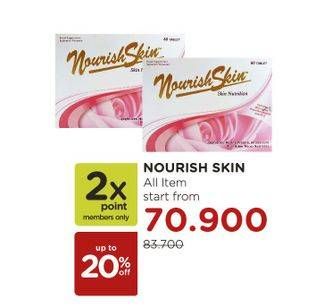 Promo Harga NOURISH Skin Vitamin All Variants  - Watsons