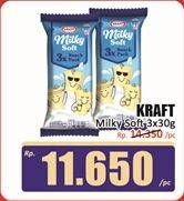 Promo Harga Kraft Milky Soft per 3 pcs 30 gr - Hari Hari