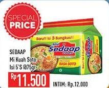 Promo Harga SEDAAP Mie Kuah Soto 75 gr - Hypermart