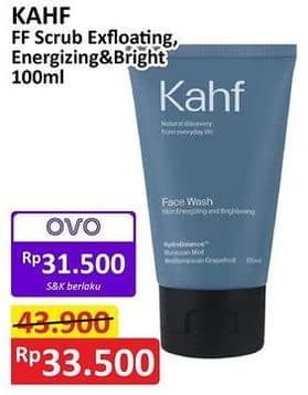 Promo Harga Kahf Face Wash Gentle Exfoliating, Skin Energizing And Brightening 100 ml - Alfamart