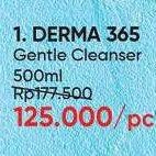 Promo Harga DERMA 365 Gentle Cleanser 500 ml - Guardian