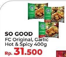Promo Harga SO GOOD Family Choice Original, Garlic, Hot Spicy 400 gr - Yogya