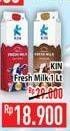 Promo Harga KIN Fresh Milk 1000 ml - Hypermart