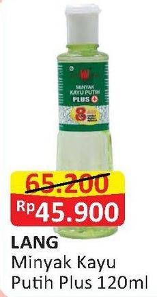 Promo Harga CAP LANG Minyak Kayu Putih Plus 120 ml - Alfamart