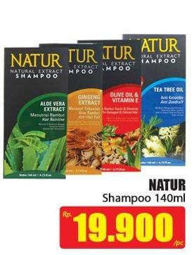 Promo Harga NATUR Shampoo 140 ml - Hari Hari