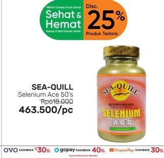 Promo Harga SEA QUILL Selenium Ace 50 pcs - Guardian
