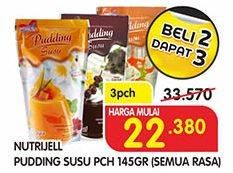 Promo Harga NUTRIJELL Pudding All Variants per 3 pouch 145 gr - Superindo