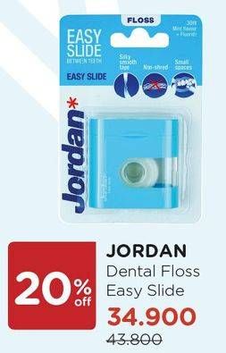Promo Harga JORDAN Dental Floss  - Watsons
