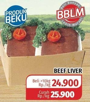 Promo Harga Beef Liver (Hati Sapi)  - Lotte Grosir