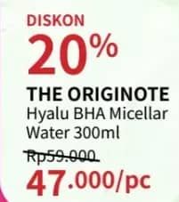 The Originote Hyalurose Micellar Water