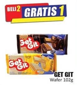 Promo Harga GET GIT Wafer Assorted 102 gr - Hari Hari