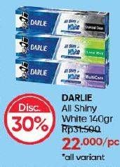 Promo Harga Darlie Toothpaste All Shiny White All Variants 140 gr - Guardian