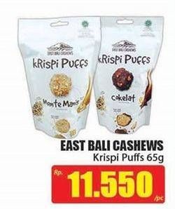 Promo Harga EAST BALI CASHEW Krispi Puffs 65 gr - Hari Hari