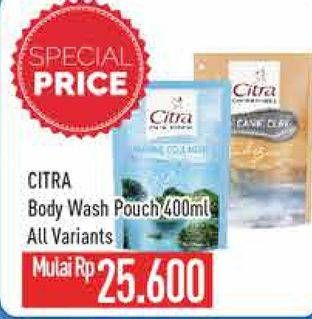 Promo Harga Citra Body Wash All Variants 400 ml - Hypermart