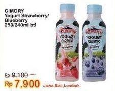 Promo Harga Cimory Yogurt Drink Blueberry, Strawberry 250 ml - Indomaret