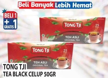 Promo Harga Tong Tji Teh Celup Original Tea Tanpa Amplop per 25 pcs 2 gr - Hypermart