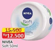 Promo Harga NIVEA Soft 50 ml - Alfamart